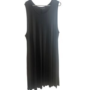 Lane Bryant Sleeveless Swing Dress – Black – Size 26